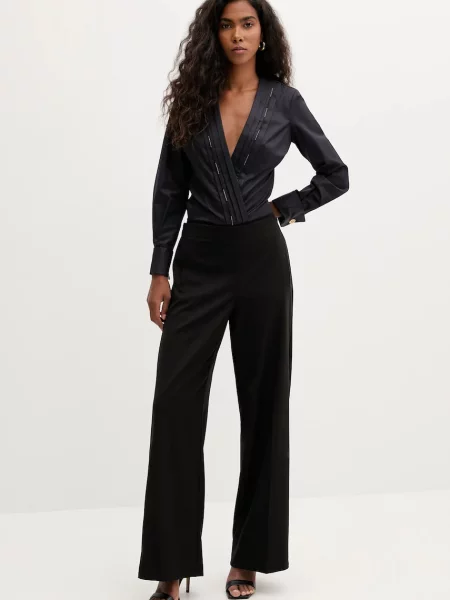 Однотонна блуза Elisabetta Franchi синя