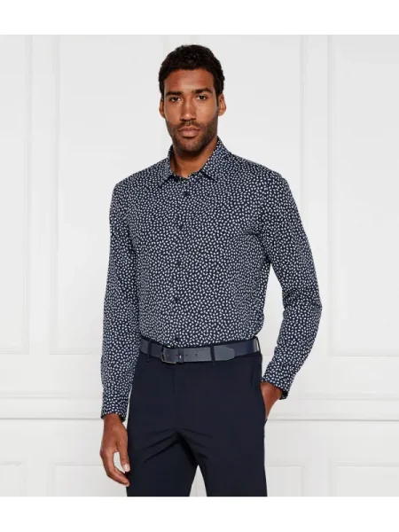 BOSS BLACK Ing P-ROAN | Slim Fit fekete