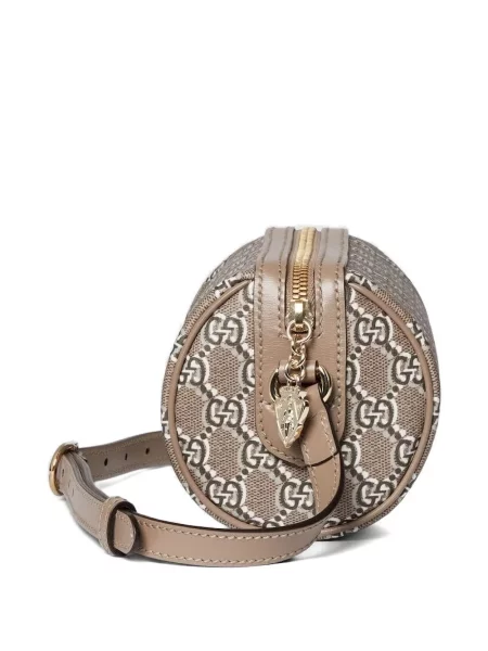 Geantă Gucci din canvas gri