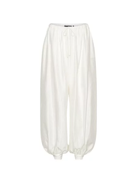 Pantaloni Rotate Birger Christensen alb