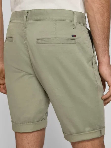 Tommy Jeans Bermudy Scanton Mężczyźni jednolity 30 zielony