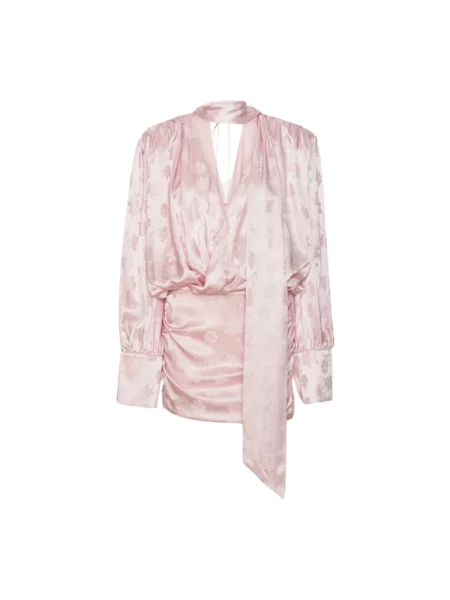 Sukienka Rotate Birger Christensen różowa