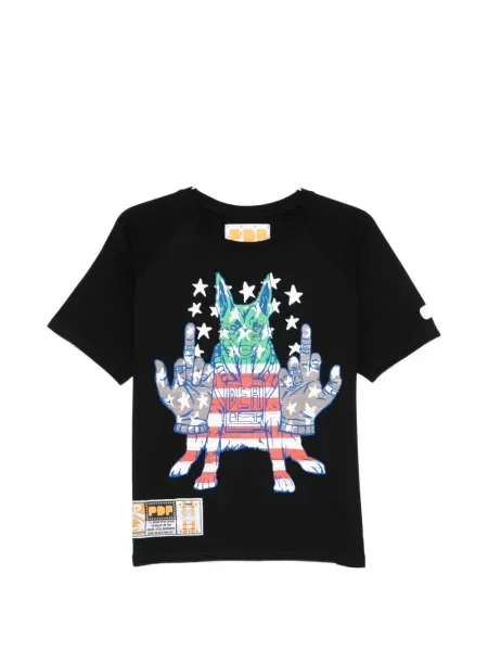 Grafic tricou Pdf cu imagine negru