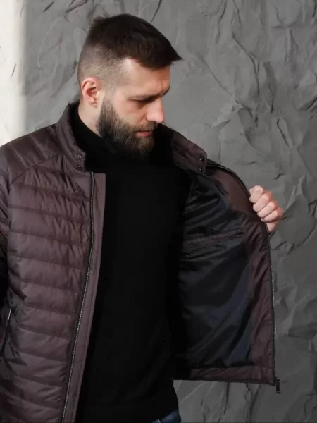 Демісезонна куртка D&V couture коричневий