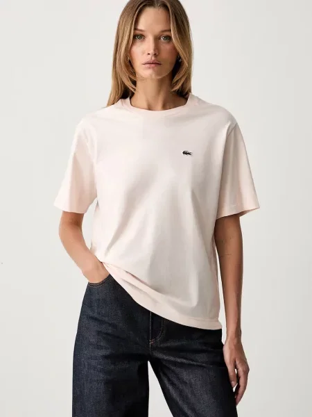 Lacoste T-shirt różowa