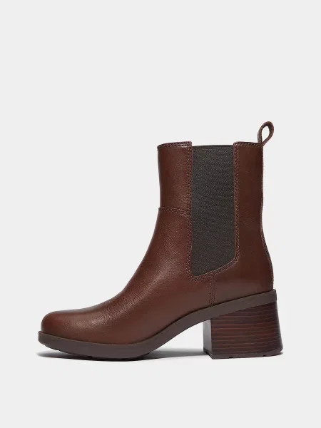 Кожаные ботинки челси Timberland коричневые