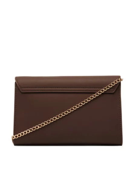 Crossbody kabelka Love Moschino z ekologickej kože hnedá