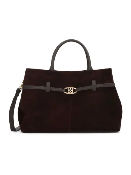 Torebka Kazar zamszowa brązowa