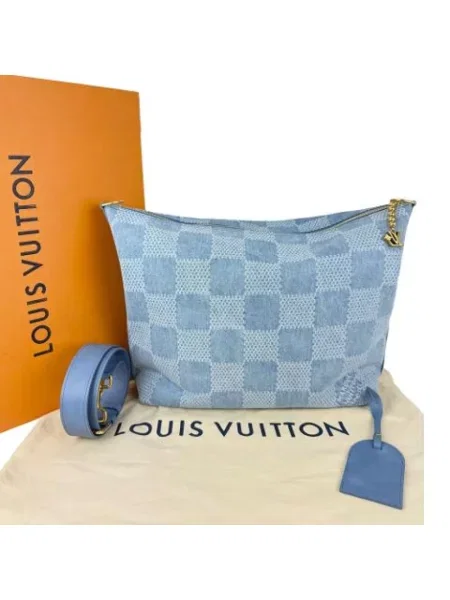 Torebka hobo Louis Vuitton niebieska