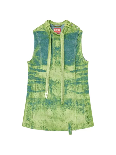 Kamizelka Diesel biker na ramiączkach zielona