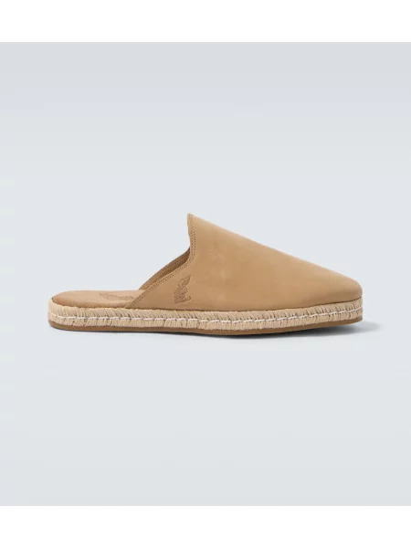 Papuci tip mules Ancient Greek Sandals din piele bej