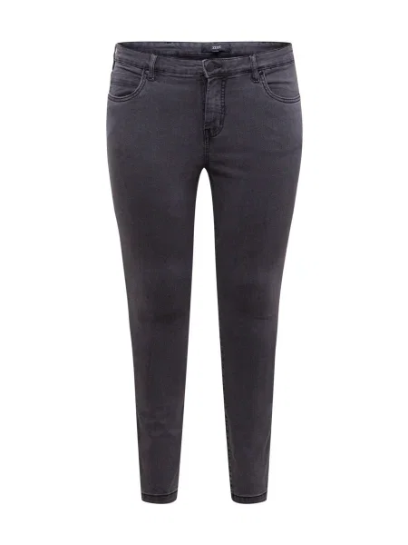 Zizzi Jeans AMY metalic gri