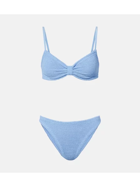 Bikini Hunza G albastru
