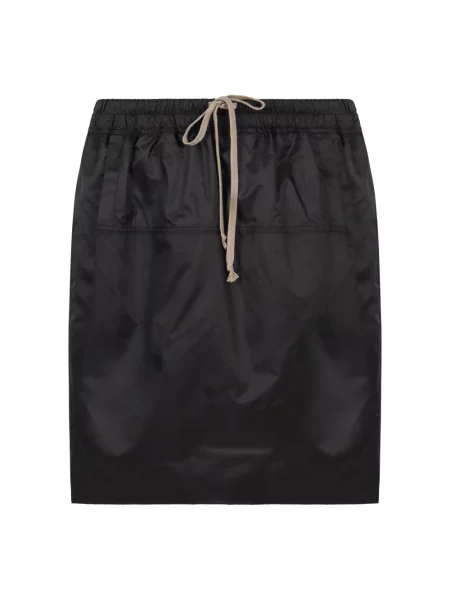 Spódnica-szorty Rick Owens do kolan czarne