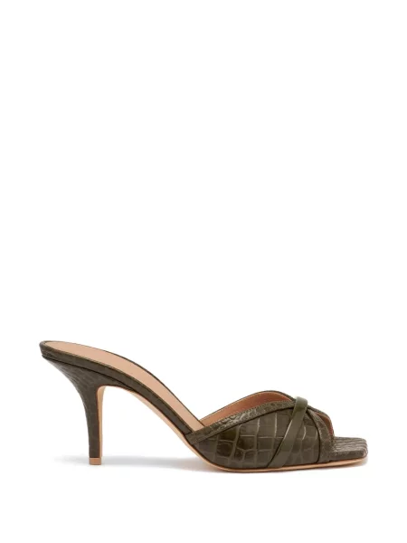 Sandale Malone Souliers cu perle din piele verde