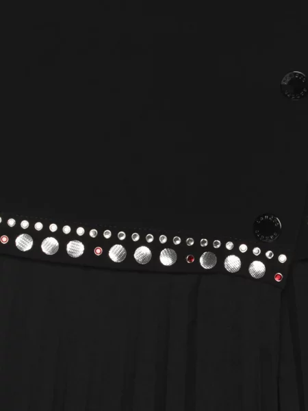 Spódnica plisowana Sandro do kolan czarna