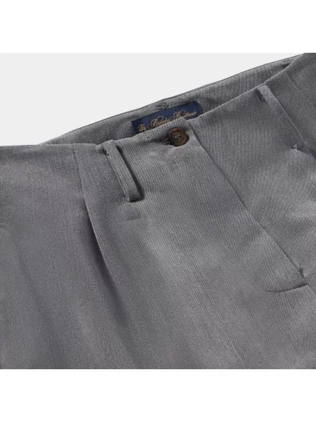 Spodnie Brooks Brothers szare