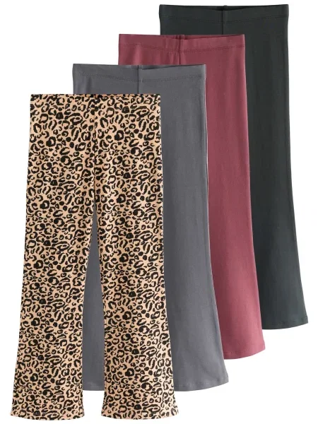 Next Leggings nisipiu / gri închis / roșu cireș negru