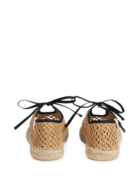 Fűzős lapos talpú csipkés espadrilles Kenzo