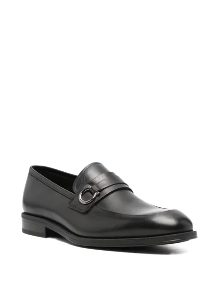 Pantofi loafer John Harrison din piele negru