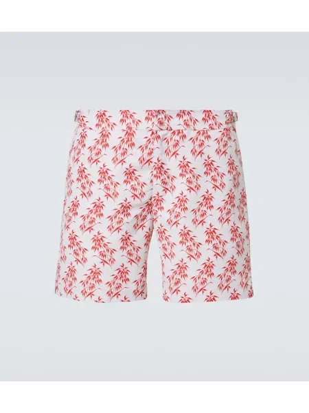 Plavalne hlačke Orlebar Brown s potiskom rjava