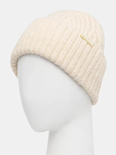 Шапка Barbour Meryl Beanie бежевий