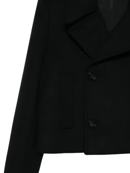 Geacă Ann Demeulemeester cu legături negru
