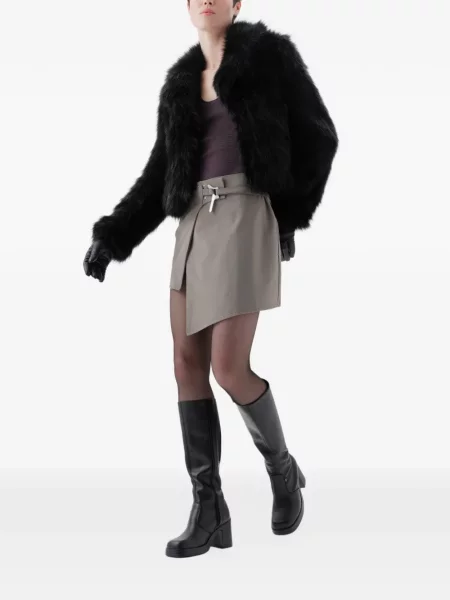 Geacă Unreal Fur cu blană negru