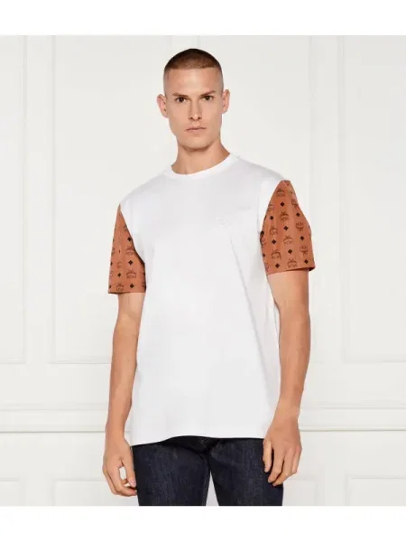 MCM Tricou MONOGRAM alb