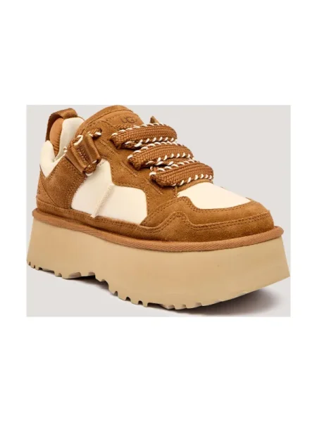 UGG Sneakers tornacipő W ASTROMEL | hasított bőr barna