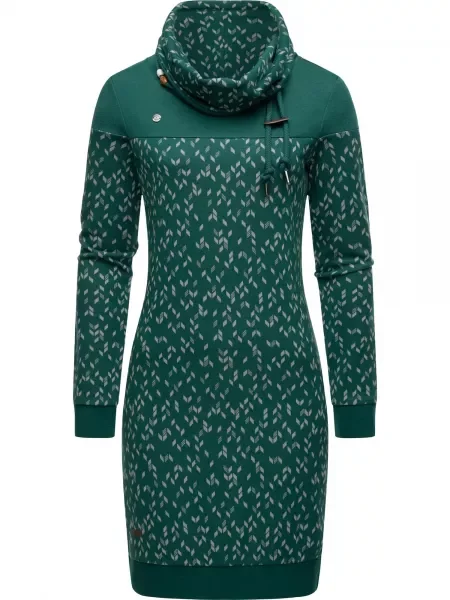 Ragwear Rochie Chloe deschis / verde închis gri