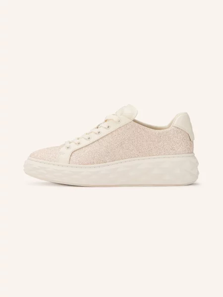 Jimmy Choo Trampki gold białe