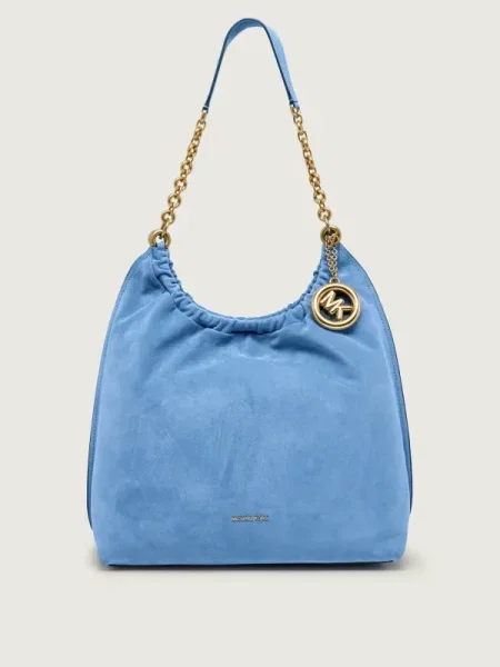 Michael Kors Geantă shopper LILLIE | piele întoarsă albastru