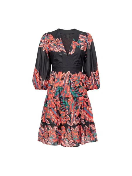 Sukienka Pinko w tropikalny nadruk