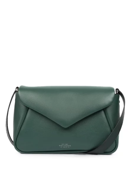 Geanta crossbody Smythson verde