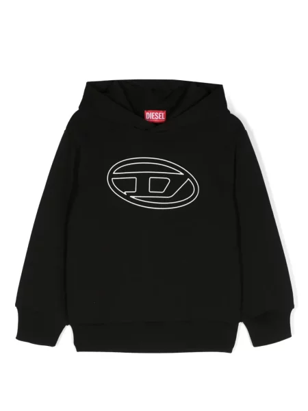 Bluza z kapturem dziecięca Diesel czarna