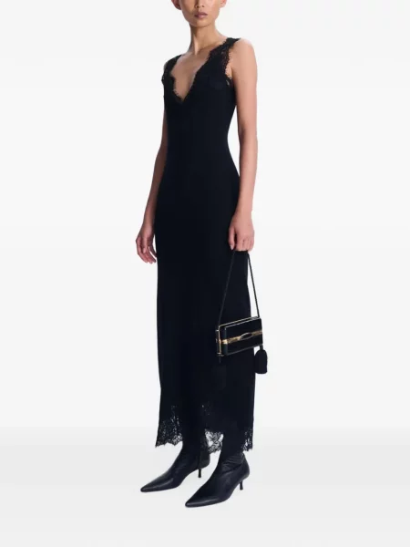Rochie midi Simkhai din cașmir negru