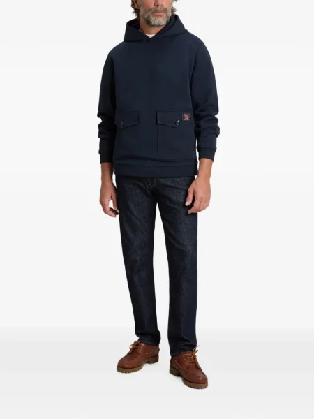 Hanorac cu glugă Woolrich albastru