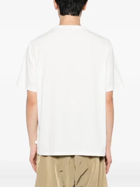 Tricou Michael Kors cu autograf alb