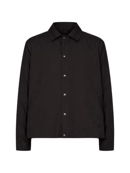 Jachetă-cămașă Sacai din poplin negru