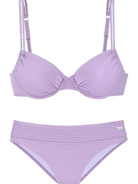 VENICE BEACH Costum de baie două piese lila / mov liliachiu