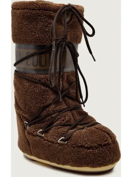 Moon Boot cizme de iarna MB ICON FLEECE maro