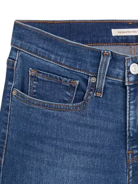 Blugi conici Levi's® conici verde