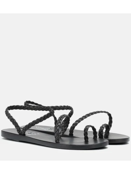 Sandale Ancient Greek Sandals din piele negru