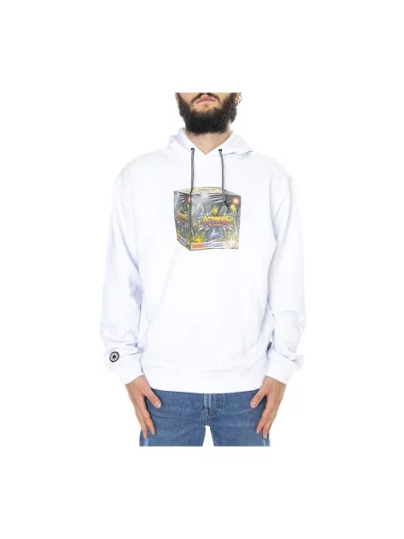Bluza z kapturem Octopus biała