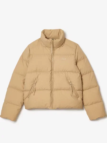 Пуховик Lacoste коричневый