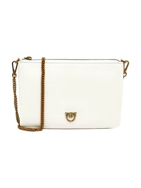PINKO Geantă Flat Classic PE 23 PCPL Écru alb