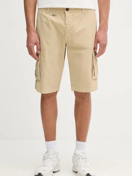 Aeronautica Militare pantaloni scuți cargo pentru bărbați din bej