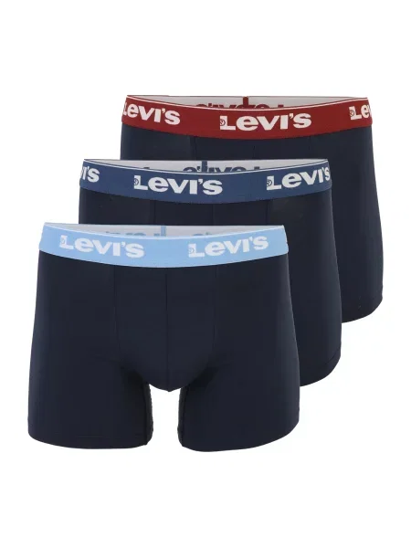 LEVI'S ® Boxeri bleumarin / albastru deschis / roşu închis alb