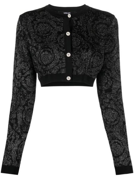 Cropp cardigan Versace negru